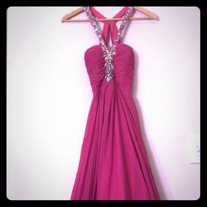 Fuchsia Prom Dress